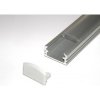 Hlinikový profil P2S k LED pásom 1m - eloxovaný Hlinikový profil P2S k LED pásom 1m - eloxovaný