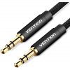 Vention Fabric Braided 3,5 mm Jack Male to Male Audio Cable 1,5 m Black Metal Type BAGBG