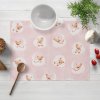 Biante Detské bavlnené prestieranie na stôl Sandra SA-743 Spiace medvedíky na obláčikoch na svetlo ružovom 35x45 cm Biante Detské bavlnené prestieranie na stôl Sandra SA-743 Spiace medvedíky na obláčikoch na svetlo ružovom 35x45 cm