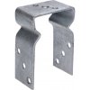 Pätka stĺpiku 71 x 60 x 150 x 4 mm, žiarový pozink