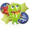 Sada balónikov zelené monštrum 5ks Sada balónikov zelené monštrum 5ks