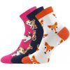 Boma ponožky dětské KAY s obrázky dívčí mix C (3 páry) 120897