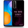 Picasee silikónový čierny obal pre Huawei P Smart 2021 - No bad vibes Picasee silikónový čierny obal pre Huawei P Smart 2021 - No bad vibes
