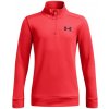 Detská funkčná mikina na zips Under Armour ARMOUR FLEECE 1/4 ZIP K červená 1373559-713 - YM Detská funkčná mikina na zips Under Armour ARMOUR FLEECE 1/4 ZIP K červená 1373559-713 - YM