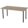 Kancelársky stôl Viva Standard, 200 x 80 x 75 cm, rovné vyhotovenie, podnožie antracit, dub sonoma