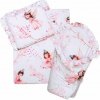 Baby Nellys Sada pro panenku 3D - zavinovačka, peřinka a polštářek, Elfí Víla, růžová (32994401) Baby Nellys Sada pro panenku 3D - zavinovačka, peřinka a polštářek, Elfí Víla, růžová (32994401)