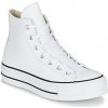Converse Členkové tenisky CHUCK TAYLOR ALL STAR LIFT CLEAN LEATHER HI Biela Converse Členkové tenisky CHUCK TAYLOR ALL STAR LIFT CLEAN LEATHER HI Biela
