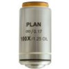 Rovinný achromatický objektív s korekciou na nekonečno Levenhuk MED 100x Rovinný achromatický objektív s korekciou na nekonečno Levenhuk MED 100x