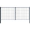 EKOfence Brána 2kr. SQUARE ZnPVC 4000x1800mm, antracit 13726