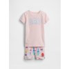 GAP Baby pyžamový set s logom Ružová 5YRS GAP Baby pyžamový set s logom Ružová 5YRS