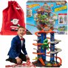 Pretekárska dráha šmýkačka garáž HOT WHEELS auto darček VRECE Pretekárska dráha šmýkačka garáž HOT WHEELS auto darček VRECE
