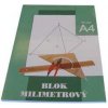 Milimetrový papier A4 50 listov blok Milimetrový papier A4 50 listov blok