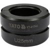 Yato | Náhradní čelisti k lisovacím kleštím YT-21735 typ U 25mm YT-21742 Yato | Náhradní čelisti k lisovacím kleštím YT-21735 typ U 25mm YT-21742