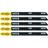 YATO Pílový list do priamočiarej píly 100 mm na drevo TPI10 5 ks YATO Pílový list do priamočiarej píly 100 mm na drevo TPI10 5 ks