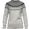 Fjällräven Övik Knit dámsky sveter, sivá M Fjällräven Övik Knit dámsky sveter, sivá M