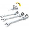 Ráčnový očkoplochý klíč s kloubem 17 mm - JONNESWAY W66117, Velikost: 15 mm Ráčnový očkoplochý klíč s kloubem 17 mm - JONNESWAY W66117, Velikost: 15 mm