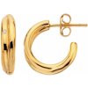 Hot Diamonds Minimalistické pozlátené náušnice s diamantmi Jac Jossa Soul DE811 Hot Diamonds Minimalistické pozlátené náušnice s diamantmi Jac Jossa Soul DE811