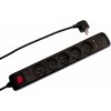 Prepäťová ochrana, 1,4 m, 5 zásuviek + 2 USB, čierna, 34106 Prepäťová ochrana, 1,4 m, 5 zásuviek + 2 USB, čierna, 34106