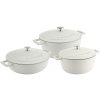 Sada hrncov MasterClass 3 ks nepriľnavá krémovo biela MCMCRDCRE3 Sada hrncov MasterClass 3 ks nepriľnavá krémovo biela MCMCRDCRE3