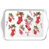 Ambiente Europe BV Podnos Vianočné ponožky 13x21cm Ambiente Europe BV Podnos Vianočné ponožky 13x21cm