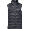 Columbia pánska vesta Powder Pass Hybrid Vest čierna biela