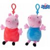 Prasiatko Peppa s klipom 16 cm