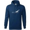 Ekg futbal brankár - Mikina pánska Cape s kapucňou - 2XL ( Polnočná modrá ) Ekg futbal brankár - Mikina pánska Cape s kapucňou - 2XL ( Polnočná modrá )