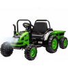 Elektrický traktor s vlečkou Milly Mally Farmer zelený Elektrický traktor s vlečkou Milly Mally Farmer zelený