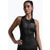 Dámske cyklistické tielko 2XU Core Tri Tank black/white Dámske cyklistické tielko 2XU Core Tri Tank black/white