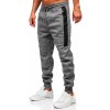 Antracitové pánske zateplené teplákové jogger nohavice Bolf Q1201 Antracitové pánske zateplené teplákové jogger nohavice Bolf Q1201