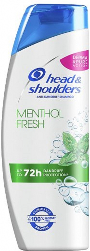 Head & Shoulders mentol osviežujúci šampón proti lupinám 250 ml
