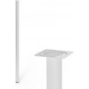 Walteco Nábytková noha okrúhla, priemer 30mm, výška 750mm, biela , 50211 Walteco Nábytková noha okrúhla, priemer 30mm, výška 750mm, biela , 50211