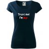 Trust me I´m Mgr. / Ver mi som Magister. - Dámske tričko Pure - XS ( Tmavomodrá (takmer čierna) ) Trust me I´m Mgr. / Ver mi som Magister. - Dámske tričko Pure - XS ( Tmavomodrá (takmer čierna) )
