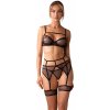Súprava Obsessive Nuites 3 PC Set čierna L-XL Súprava Obsessive Nuites 3 PC Set čierna L-XL
