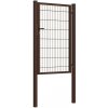 EKOfence Bránka 1kr. 2D BOX ZnPVC 1000x1500mm RAL 8017 hnedá 15945