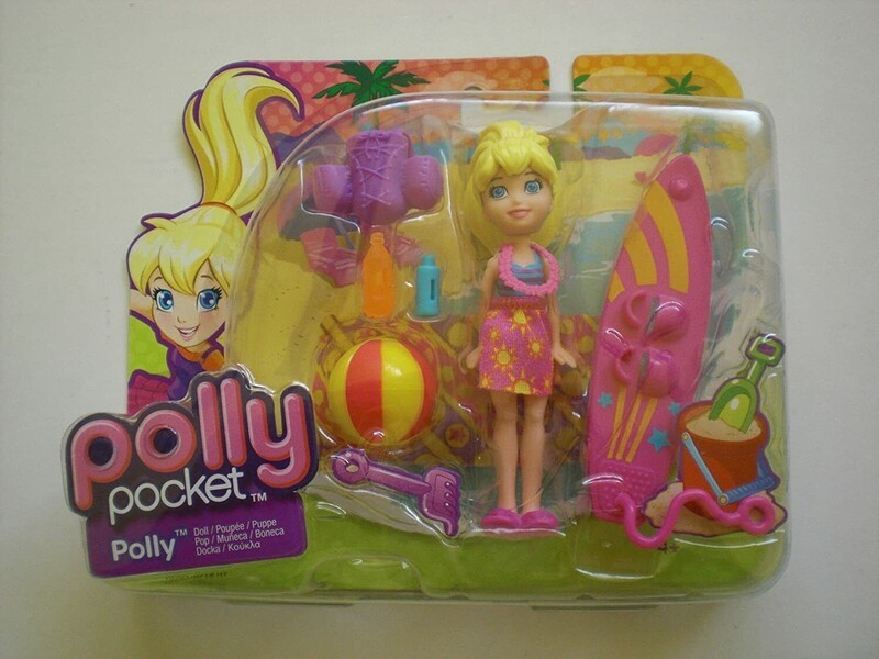 Mattel Polly Pocket plážová bábika a doplňky