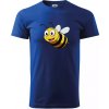 Parové tričko - Včela a kvetina - Klasické pánske tričko vyššej gramáže - 2XL ( Kráľovská modrá ) Parové tričko - Včela a kvetina - Klasické pánske tričko vyššej gramáže - 2XL ( Kráľovská modrá )