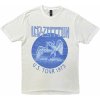 Led Zeppelin - Tour 75 Blue Wash (White) (tričko) X-Large Led Zeppelin - Tour 75 Blue Wash (White) (tričko) X-Large