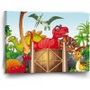 Sablio Obraz Dinosauri 4 - 60x40 cm Sablio Obraz Dinosauri 4 - 60x40 cm