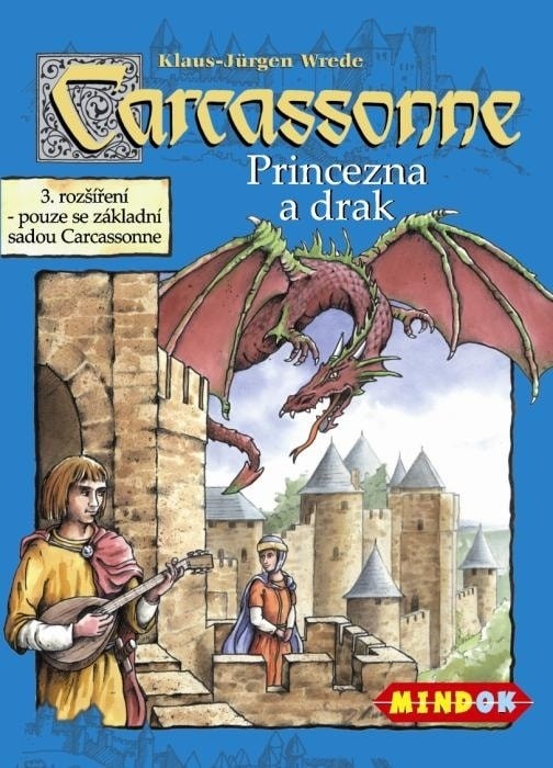 Mindok Carcassonne 3. rozšíření Princezna a drak (starší vydání)