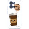 Picasee silikónový prehľadný obal pre Xiaomi Redmi 15C 4G - Cute coffee Picasee silikónový prehľadný obal pre Xiaomi Redmi 15C 4G - Cute coffee