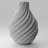 Váza Pillow Gold Farba produktu: Šedá, Výška vázy: L-240mm Váza Pillow Gold Farba produktu: Šedá, Výška vázy: L-240mm