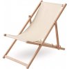 HONOPU Plážové lehátko z dreva , béžová HONOPU Plážové lehátko z dreva , béžová
