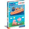 Clementoni - Puzzle Prasiatko Peppa pig 2 x 20 dielikov Clementoni - Puzzle Prasiatko Peppa pig 2 x 20 dielikov