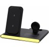 AppleKing 4v1 magnetická bezdrôtová nabíjacia stanica s podsvietením na iPhone / Apple Watch / AirPods - čierna - možnosť vrátiť tovar ZADARMO do 30tich dní AppleKing 4v1 magnetická bezdrôtová nabíjacia stanica s podsvietením na iPhone / Apple Watch / AirPods - čierna - možnosť vrátiť tovar ZADARMO do 30tich dní