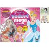 Jiri Models Vodové mega omaľovánky Maľuj vodou! Disney Princezné 33x29cm