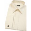 Pánska košeľa SLIM smotanová s úzkým prúžkom - 194 Pánska košeľa SLIM smotanová s úzkým prúžkom - 194