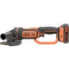 Black & Decker BCG720M1-QW akumulátorová úhlová brúska 125 mm, + akumulátor, vr. nabíjačky, vr. príslušenstva, 18 V, 4.0 Ah; BCG720M1-QW Black & Decker BCG720M1-QW akumulátorová úhlová brúska 125 mm, + akumulátor, vr. nabíjačky, vr. príslušenstva, 18 V, 4.0 Ah; BCG720M1-QW