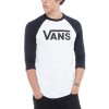 Tričko VANS bielo/čierne MN VANS CLASSIC RAGLAN VN0002QQYB21 Tričko VANS bielo/čierne MN VANS CLASSIC RAGLAN VN0002QQYB21