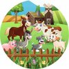 Fondánový obrázok - Zvieratká na dvore Fondánový obrázok - Zvieratká na dvore
